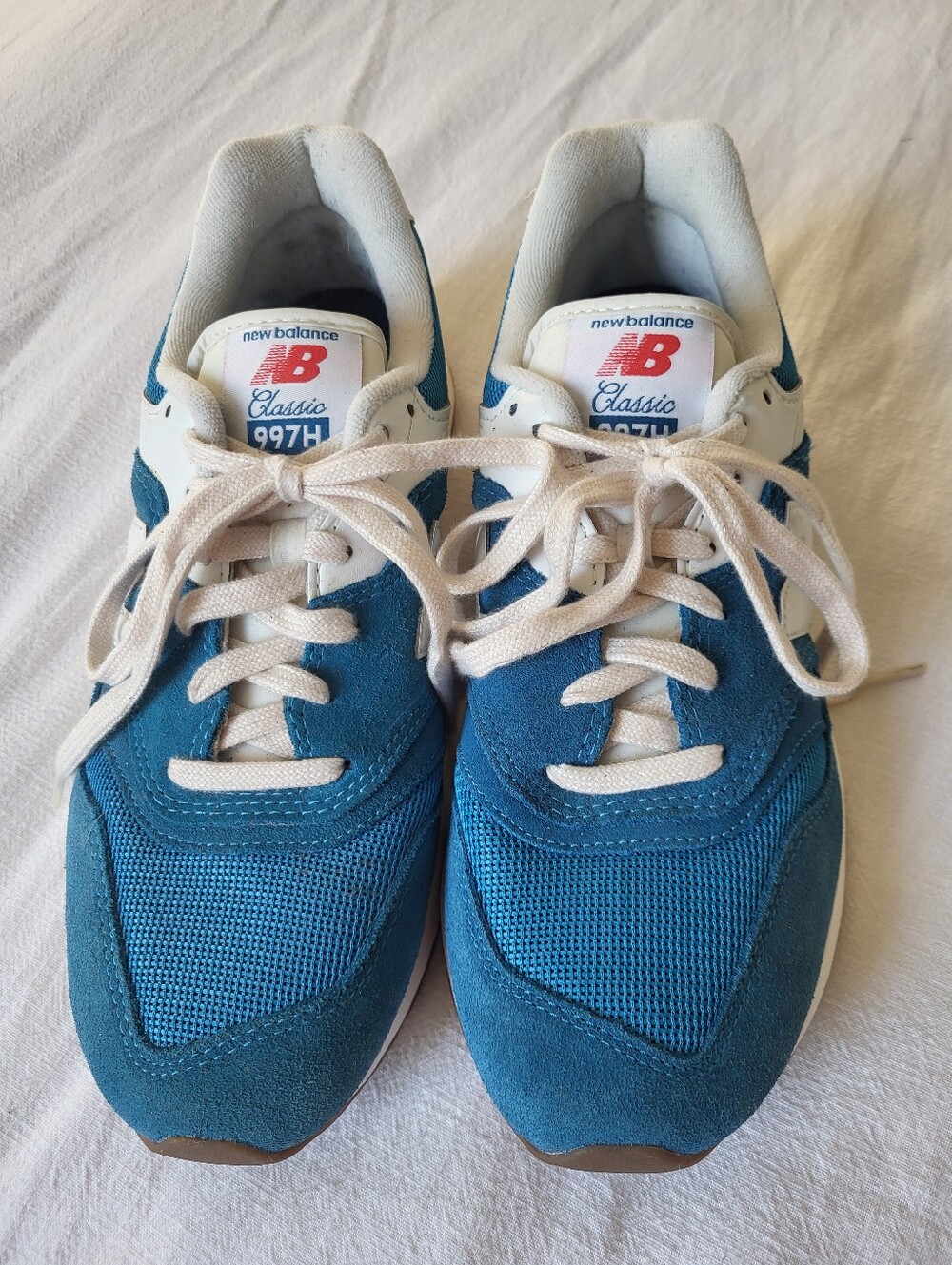 New Balance 997H Vintage Pack Light Rogue Wave Blue Suede Sneaker Sz 8.5 - Picture 3 of 12